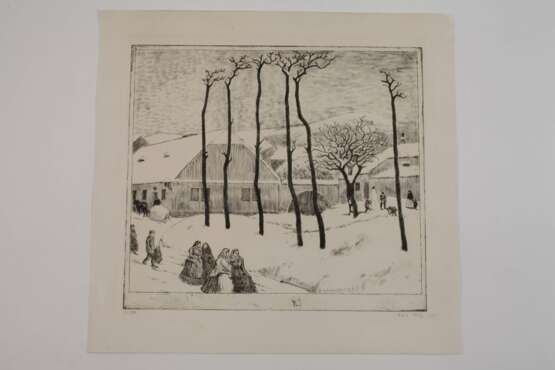 Emil Orlik, "Winter in Oslawan" - photo 2