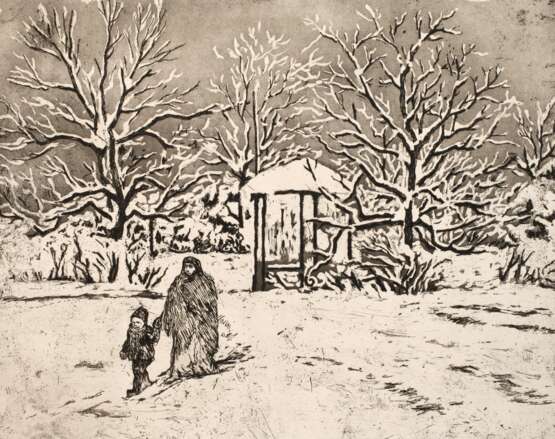 Emil Orlik, "Erster Schnee" - photo 1