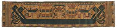 Palepai aus Baumwolle mit Darstellung eines 'Seelenschiffs'