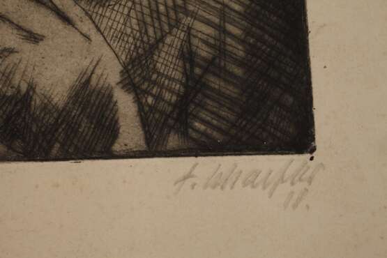 Fritz Schaefler, "Selbstbildnis II." - Foto 2