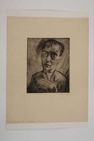 Fritz Schaefler, "Selbstbildnis II." - Foto 3