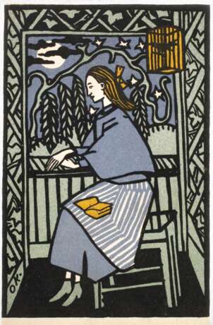 Oskar Kokoschka, Postkarte Wiener Werkstätte - фото 1