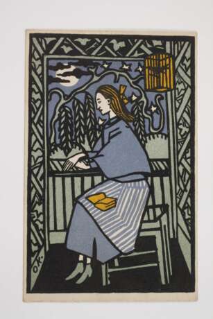 Oskar Kokoschka, Postkarte Wiener Werkstätte - фото 2