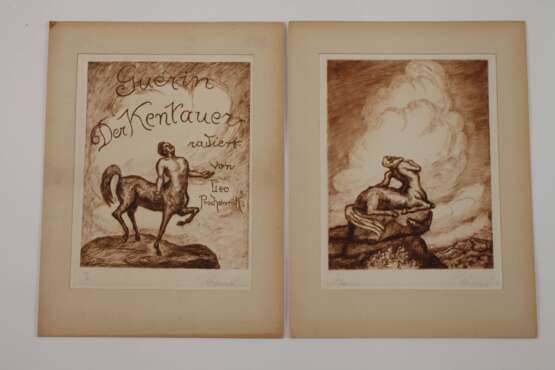 Leo Prochownik, Mappe Guerin "Der Kentauer" - photo 2