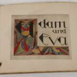 Carl Emil Uphoff, Künstlerbuch "Adam und Eva" - фото 6
