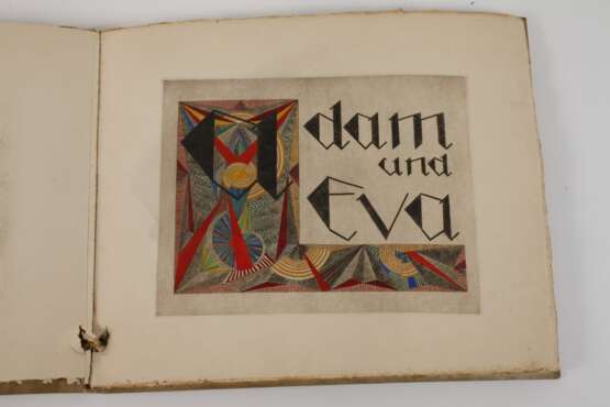 Carl Emil Uphoff, Künstlerbuch "Adam und Eva" - фото 6
