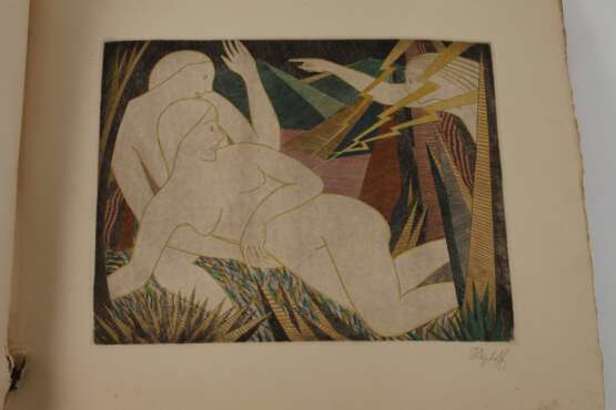 Carl Emil Uphoff, Künstlerbuch "Adam und Eva" - фото 14