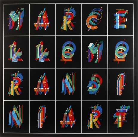 Marcello Morandini, "Alfabeto" - photo 1