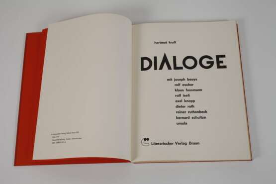 Hartmut Kraft, Künstlerbuch "Dialoge" - photo 2