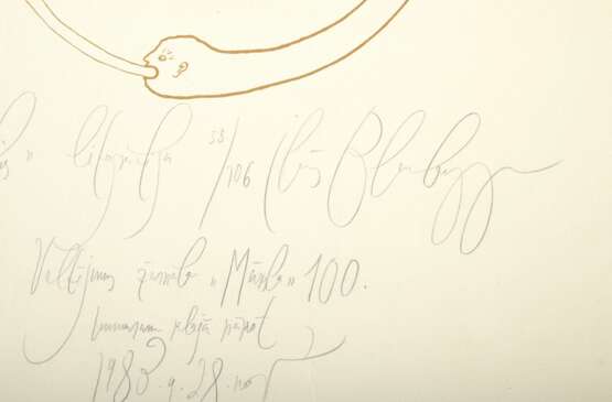Un miroir Papier Mid-20th century - Foto 2