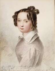 August Grahl, Portrait der Frau von Reinick