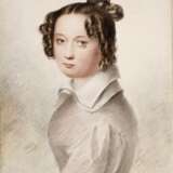 August Grahl, Portrait der Frau von Reinick - photo 1