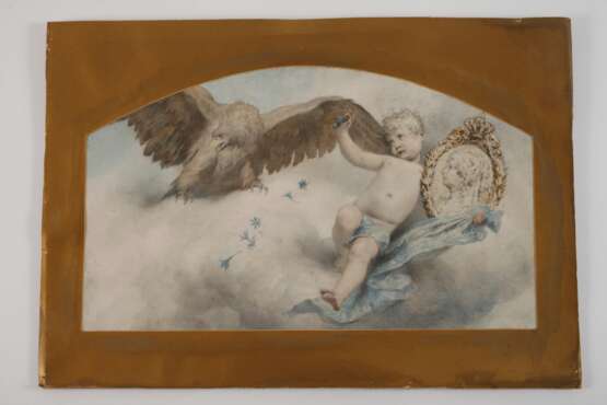 Ferdinand Keller, Putto mit Portrait Königin Luise - photo 2