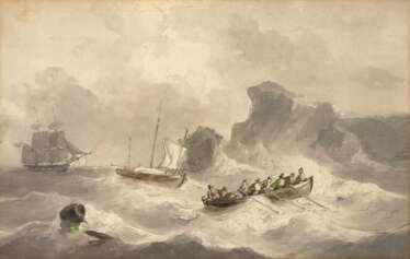 Petrus Johannes Schotel, Stürmische See