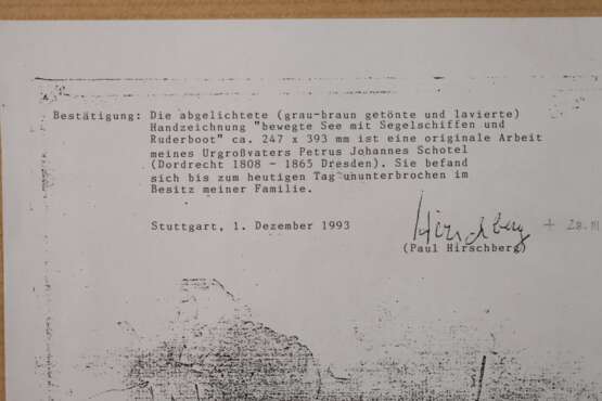 Petrus Johannes Schotel, Stürmische See - photo 5