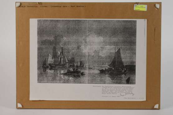 Petrus Johannes Schotel, Ruhige See mit Booten - photo 3