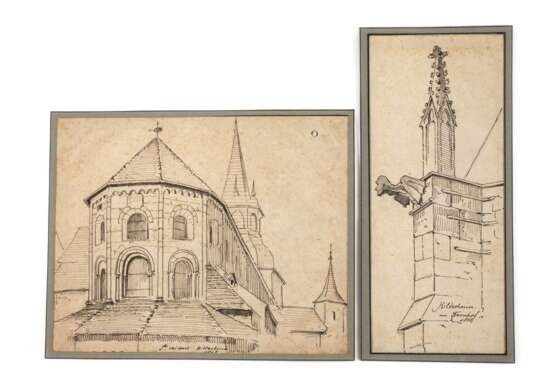 Karl Weysser, Paar Zeichnungen Hildesheim - photo 1