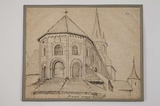 Karl Weysser, Paar Zeichnungen Hildesheim - photo 2