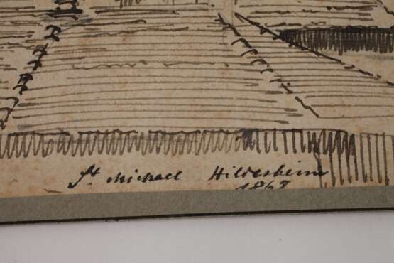 Karl Weysser, Paar Zeichnungen Hildesheim - photo 3