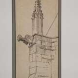 Karl Weysser, Paar Zeichnungen Hildesheim - photo 6