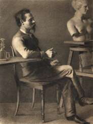 Sinnender Bildhauer