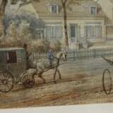 Biedermeierliche Straßenszene - photo 3