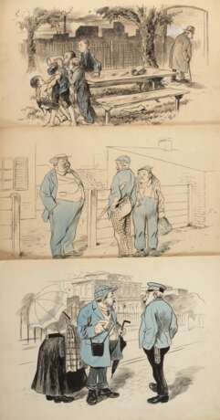 Josef Benedikt Engl, Konvolut Illustrationen - photo 1