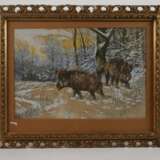 Eduard Heller, Wildschweine im Winterwald - photo 2