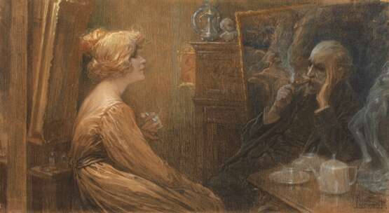 Henri Privat-Livemont, "Conversation" - photo 1