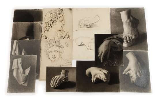 Hedwig von Lepel-Gnitz, Mappe mit Studienzeichnungen - Foto 1