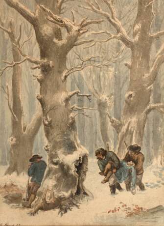 Gustav Süs, Begräbnis im Wald - photo 1