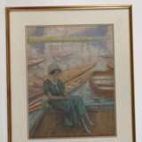 Richard Ranft, Dame auf dem Bootssteg - photo 2