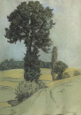 Karl Hänsel, Weg zwischen Feldern - Foto 1