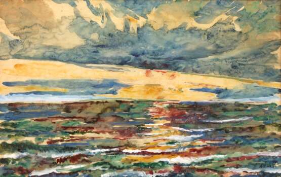 Albert Klatt, Sonnenuntergang auf Sylt - фото 1