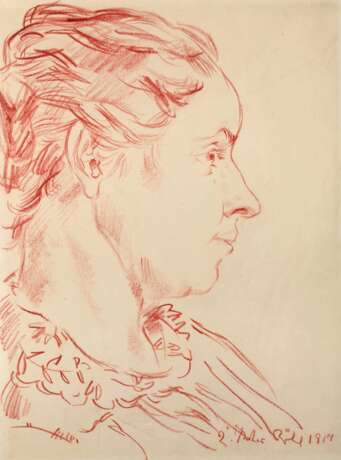 Karl Peter Röhl, Seitenportrait - photo 1