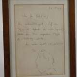 Horst Janssen, Brief mit Zeichnung - photo 2