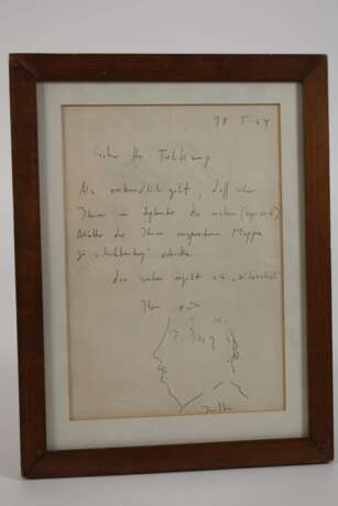 Horst Janssen, Brief mit Zeichnung - photo 2