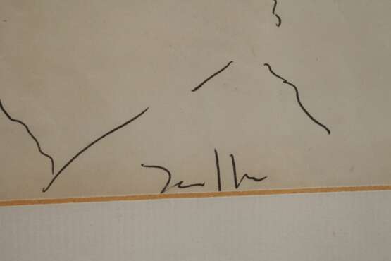 Horst Janssen, Brief mit Zeichnung - photo 3