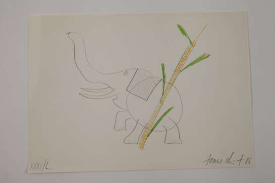 Tomas Schmit, Elefant und Baum - photo 2