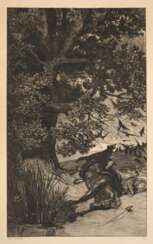 Max Klinger, &quot;Gefallener Reiter&quot;
