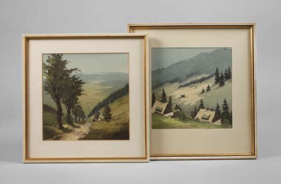 Willy Becker, Paar Erzgebirgsansichten - photo 1