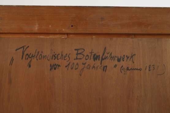 Paul Ehrenberg, "Vogtländisches Botenfuhrwerk ..." - Foto 6