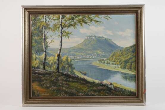 Herbert Grotegut, Blick zur Festung Königstein - photo 2