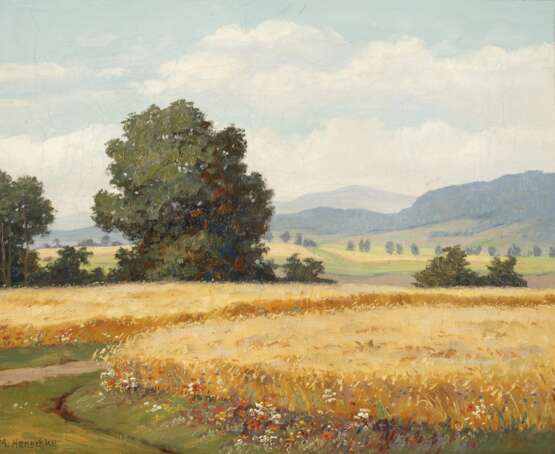 Martin Henschke, "Erzgebirgische Landschaft ..." - photo 1