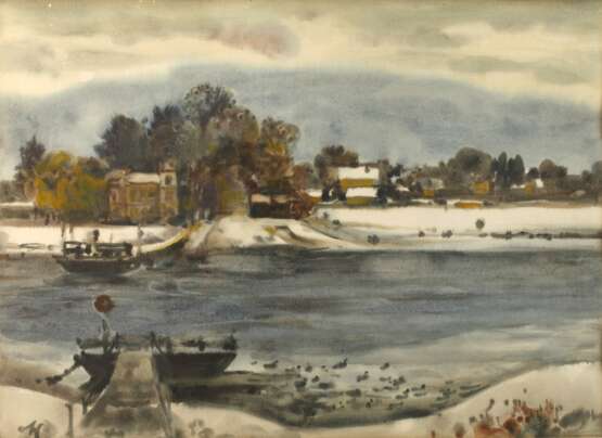 Alfred Hesse, Elbfähre in Pillnitz - photo 1