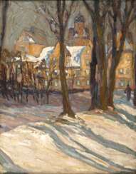 Alfred Hofmann-Stollberg, &quot;Schloss Stein im Winter II&quot;