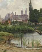 Pictorial art. Paul Kretschmar, Ansicht Wurzen in Sachsen