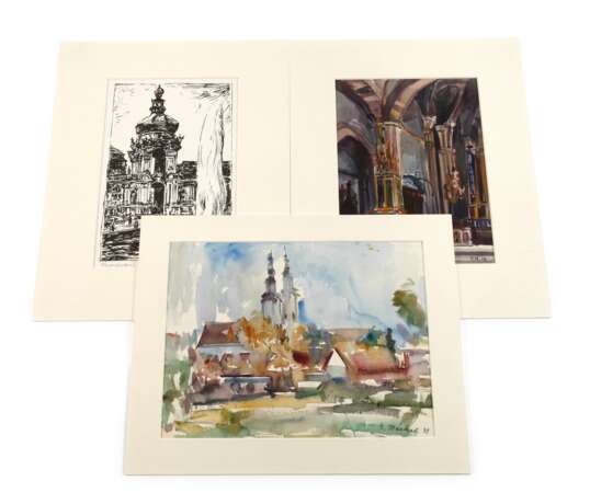 Elfriede Mäckel, Architekturdarstellungen - photo 1