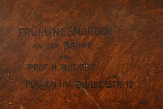 Hermann Rudorf, "Frühlingsmorgen an der Rähme" - фото 5