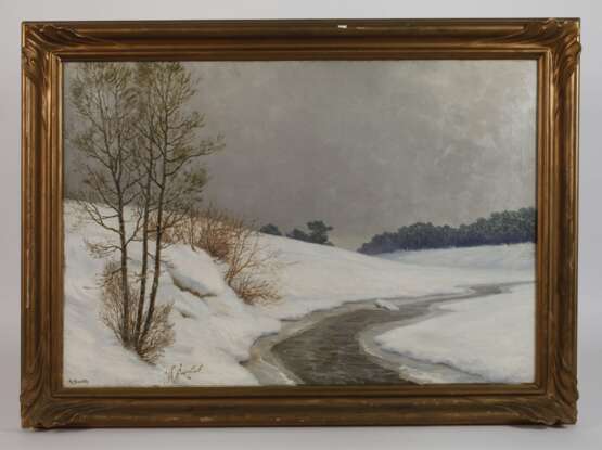 Alfons Santer, Winterlandschaft - фото 2